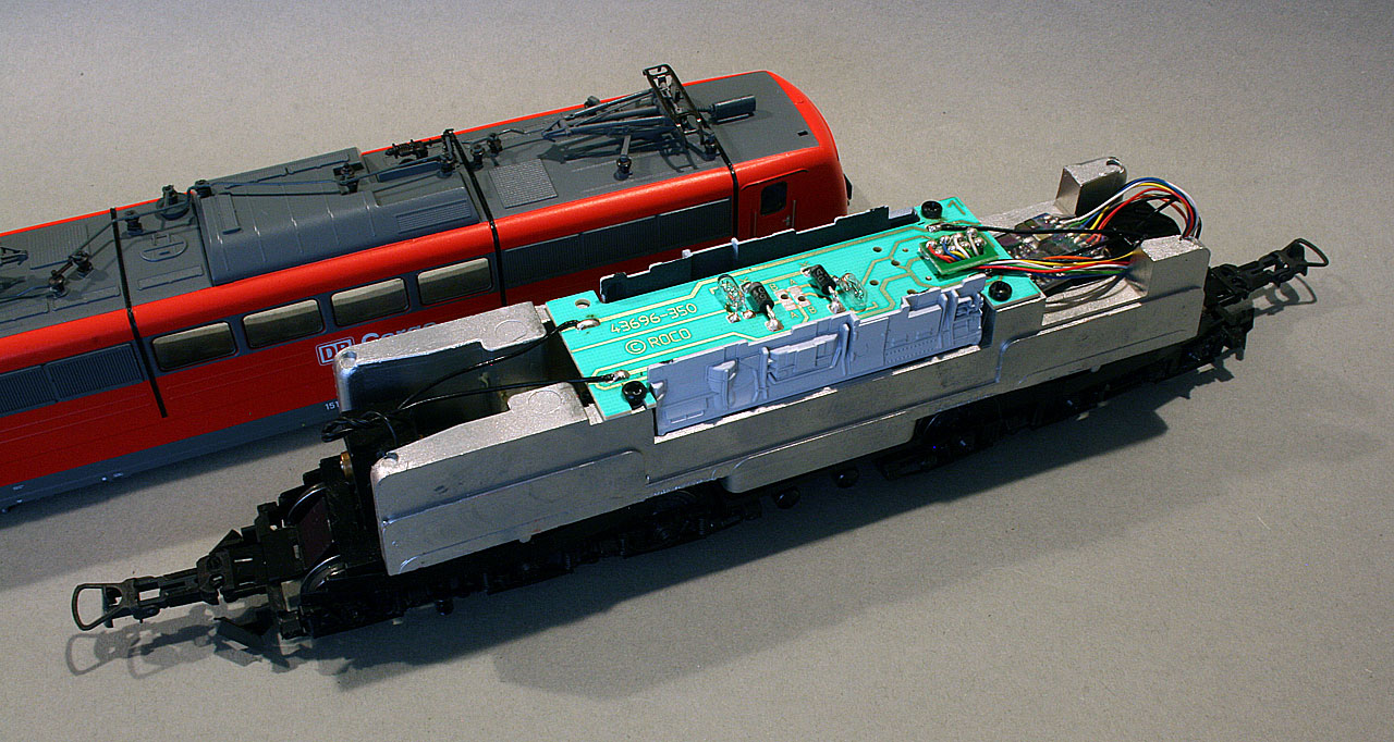 A model train
